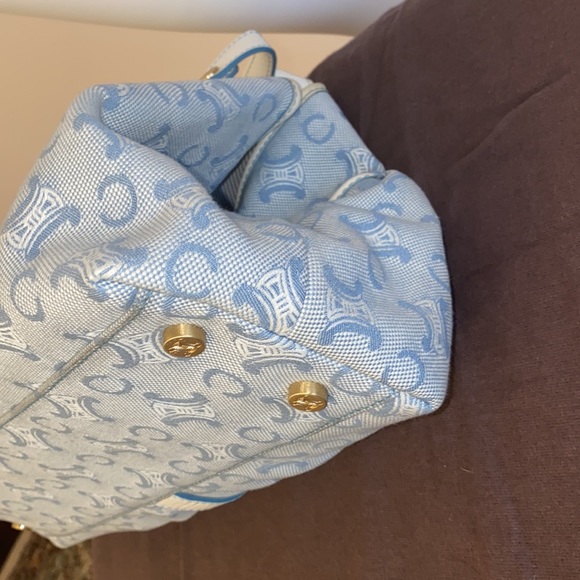 Authentic CELINE Bag Tote Denim Vintage EXCL.! - Picture 9 of 16